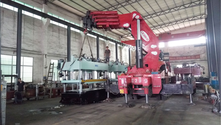 全自動(dòng)熱壓成型液壓機(jī)生產(chǎn)線